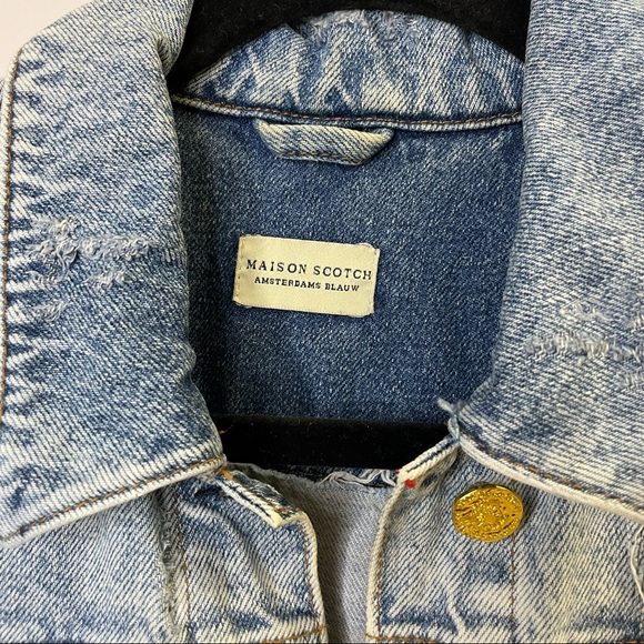 Distressed Denim Jacket - Picture 5 of 7